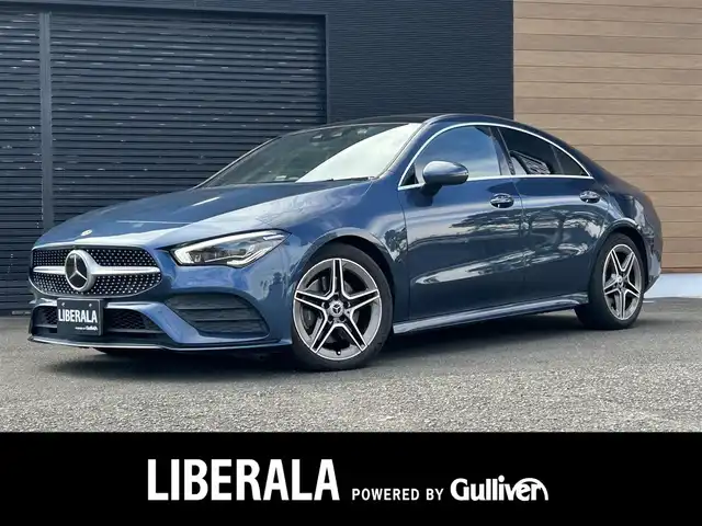 メルセデス・ベンツ ＣＬＡ２００ｄ AMGライン 宮崎県 2020(令2)年 5.2万km デニムブルー 純正ナビ/フルセグTV/AM/FM/Bluetooth/全方位カメラ/サンルーフ/レザーシート/シートヒーター/純正フロアマット/純正LEDヘッドライト/純正アルミホイール18インチ/コーナーセンサー/レーンアシスト/レーダークルーズコントロール/インテリジェントライムシステム/アンビエントライト/レーンチェンジアシスト/プッシュスタート/スマートキー