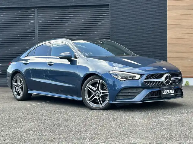 メルセデス・ベンツ ＣＬＡ２００ｄ AMGライン 宮崎県 2020(令2)年 5.2万km デニムブルー 純正ナビ/フルセグTV/AM/FM/Bluetooth/全方位カメラ/サンルーフ/レザーシート/シートヒーター/純正フロアマット/純正LEDヘッドライト/純正アルミホイール18インチ/コーナーセンサー/レーンアシスト/レーダークルーズコントロール/インテリジェントライムシステム/アンビエントライト/レーンチェンジアシスト/プッシュスタート/スマートキー