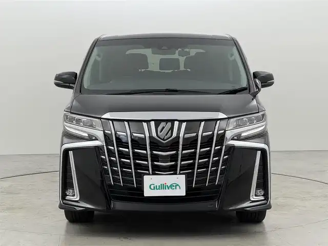 トヨタ アルファード S Cパッケージ 福岡県 2022(令4)年 4.7万km ブラック 後席モニター　/純正９型ＤＡナビ　/バックカメラ　/ビルトインETC２．０　/前後ドライブレコーダー　/デジタルルームミラー　/トヨタセーフティセンス　/レーダークルーズコントロール　/コーナーセンサー　/衝突軽減ブレーキ　/レーンキープ　/アクセル踏み間違い防止　/ブラインドスポットモニター　/ＭＴモード付き　/パワーシート　/シートヒーター／ベンチレーション　/ステアリングヒーター　/両側パワースライドドア　/パワーバックドア　/３眼ＬＥＤヘッドライト