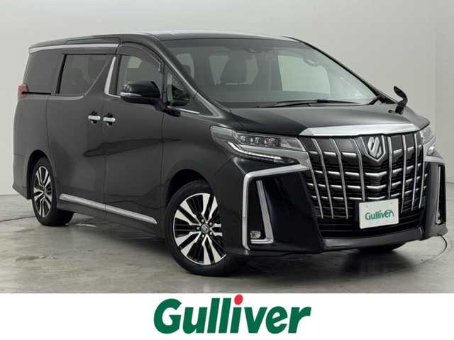 トヨタ アルファード S Cパッケージ 福岡県 2022(令4)年 4.7万km ブラック 後席モニター　/純正９型ＤＡナビ　/バックカメラ　/ビルトインETC２．０　/前後ドライブレコーダー　/デジタルルームミラー　/トヨタセーフティセンス　/レーダークルーズコントロール　/コーナーセンサー　/衝突軽減ブレーキ　/レーンキープ　/アクセル踏み間違い防止　/ブラインドスポットモニター　/ＭＴモード付き　/パワーシート　/シートヒーター／ベンチレーション　/ステアリングヒーター　/両側パワースライドドア　/パワーバックドア　/３眼ＬＥＤヘッドライト