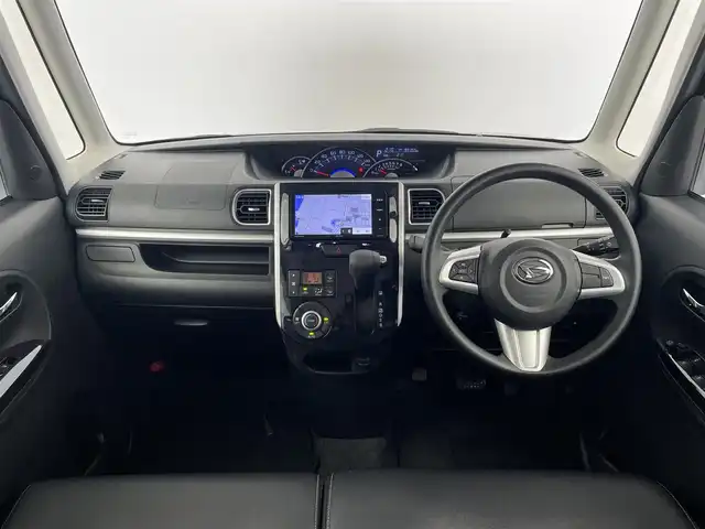 ダイハツ タント カスタム X トップED SA Ⅲ 大分県 2018(平30)年 10万km ブラックマイカメタリック 社外SDナビ（AVN-R8W）/Bluetooth/CD/DVD/フルセグ/全方位カメラ/両側パワースライドドア/ハーフレザーシートカバー/シートヒーター/ベンチシート/オートライト/オートマチックハイビーム/スマートキー/ETC/アイドリングストップ/プッシュスタート