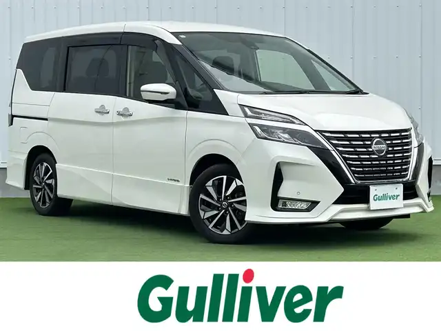 日産 セレナ ハイウェイスター V 香川県 2021(令3)年 3.2万km ブリリアントホワイトパール 純正１０型ナビ　/全方位　/プロパイロット　/衝突軽減ブレーキ　/レーダークルーズコントロール　/ＢＳＭ　/電子パーキング　/２列目シートバックテーブル／ＵＳＢ×２　/ハンズフリー機能付き両側パワースライドドア/LEDヘッドライト/オートライト/オートハイビーム機能/デジタルインナーミラー/リアロールサンシェード/前後クリアランスソナー/革巻きステア/リモコン/ビルトインETC