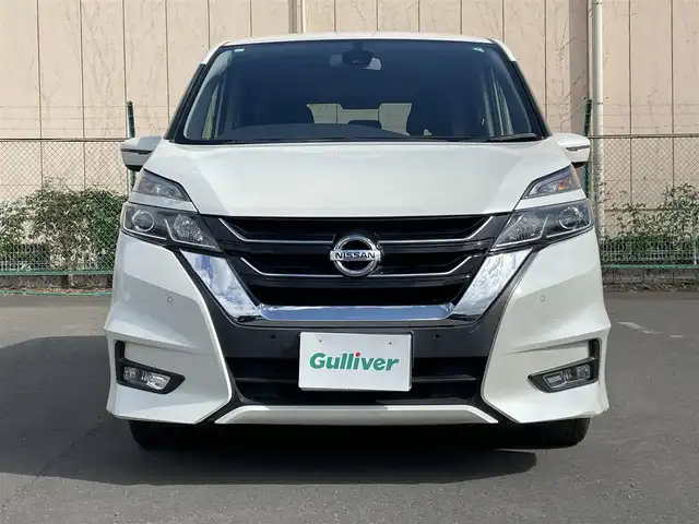 日産 セレナ ハイウェイスター プロパイロットED 東京都 2017(平29)年 4.1万km ブリリアントホワイトパール 純正9型ナビ/フルセグTV/CD/DVD再生/バックモニター/プロパイロット/ハンズフリーオートスライドドア/エマージェンシーブレーキ/前後ソナー/車線逸脱警報/ETC/純正LEDヘッドライト/純正アルミホイール