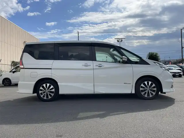 日産 セレナ ハイウェイスター プロパイロットED 東京都 2017(平29)年 4.1万km ブリリアントホワイトパール 純正9型ナビ/フルセグTV/CD/DVD再生/バックモニター/プロパイロット/ハンズフリーオートスライドドア/エマージェンシーブレーキ/前後ソナー/車線逸脱警報/ETC/純正LEDヘッドライト/純正アルミホイール