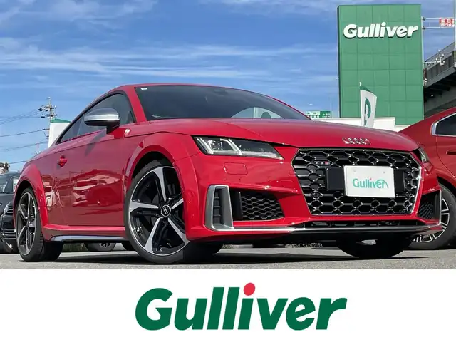 アウディ ＴＴＳクーペ ベースグレード 愛知県 2019(令1)年 5.7万km 赤 アウディバーチャルコックピット/マトリクスLEDヘッドライト/メーカー純正ナビ/Ｂカメラ　/ＢＴ　/ＤＴＶ　/衝突軽減ブレーキ　/純正フロアマット　/クリアランスソナー　/アイドリングストップ　/オートライト　/ステアリングスイッチ　/社外ＦＲドライブレコーダー　/ハーフレザー/純正１９インチAW
