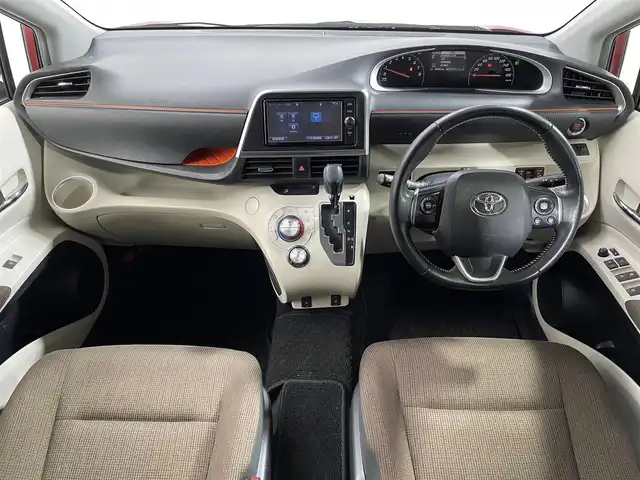 トヨタ シエンタ G 大阪府 2017(平29)年 3.4万km レッドマイカM 純正ナビ　バックカメラ　Bluetooth　フルセグTV DVD再生　トヨタセーフティーセンス　両側パワースライドドア　シートヒーター　ビルトインETC スマートキー　アイドリングストップ