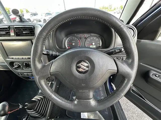 スズキ ジムニー ランドベンチャー 道央・札幌 2007(平19)年 10.4万km キャッツアイブルーメタリック ４WD/社外SDナビ/AM/FM/CD/DVD/ワンセグ/ハーフレザーシート/シートヒーター/ヘッドライトレベライザー/電格ミラー/社外LEDヘッドライト/リフトアップ/ミラーヒーター/リモコンキー