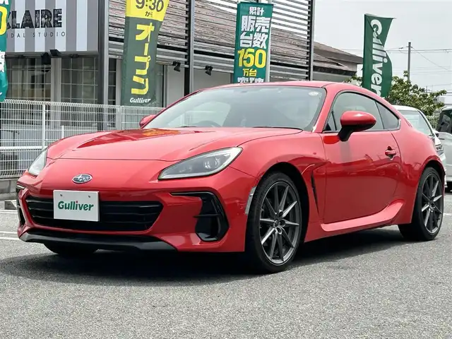 スバル ＢＲＺ S 奈良県 2022(令4)年 1.5万km 赤 ワンオーナー/純正ナビ（AVIC-CQ911）/　・フルセグTV・Bluetooth/ハーフレザー/アイサイト/純正トランクフロアマット/クルーズコントロール（追従）/純正ドラレコ/バックカメラ/リアコーナーセンサー/LEDヘッドライト/オートライト/ETC/パドルシフト/純正フロアマット/純正18インチAW/シートヒーター/スポーツモード/スペアキー/取説/保証書/記録簿