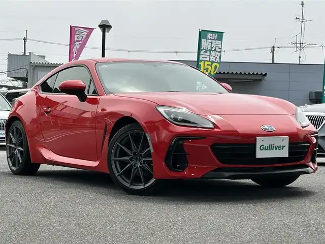 スバル ＢＲＺ S 奈良県 2022(令4)年 1.5万km 赤 ワンオーナー/純正ナビ（AVIC-CQ911）/　・フルセグTV・Bluetooth/ハーフレザー/アイサイト/純正トランクフロアマット/クルーズコントロール（追従）/純正ドラレコ/バックカメラ/リアコーナーセンサー/LEDヘッドライト/オートライト/ETC/パドルシフト/純正フロアマット/純正18インチAW/シートヒーター/スポーツモード/スペアキー/取説/保証書/記録簿