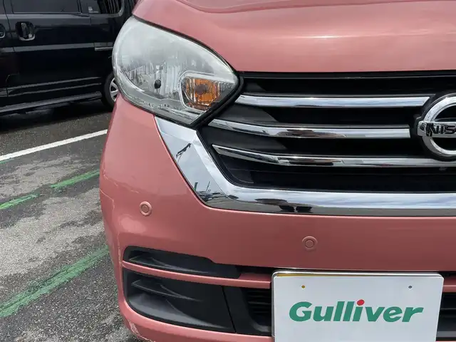 日産 デイズ ルークス X 長崎県 2019(平31)年 4.9万km ブロッサムピンク 後席モニター/全方位カメラ/純正ナビ/（フルセグ・DVD・SD・BT・CD)/エマージェンシーブレーキ/オートライト/アイドリングストップ/両側パワースライドドア/スマートキー/ステアリングスイッチ/スペアキー/コーナーセンサー/純正フロアマット