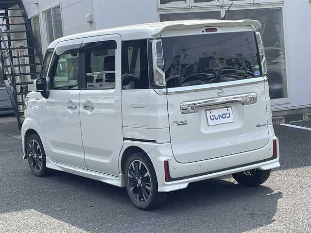 マツダ フレアワゴン カスタムスタイル ハイブリッド XS 埼玉県 2018(平30)年 13.4万km ピュアホワイトP (株)IDOMが運営する【じしゃロン川越店】の自社ローン専用車両になります。/こちらは現金またはオートローンご利用時の価格です。/自社ローンご希望の方は別途その旨お申付け下さい/社外ＳＤナビ　/バックカメラ　/ワンセグＴＶ　/両側パワースライドドア　/車線逸脱防止　/衝突安全軽減ブレーキ　/ウインカミラー　/フォグランプ　/オートライト　/ウインカミラー　/ドアバイザー　/スマートキー