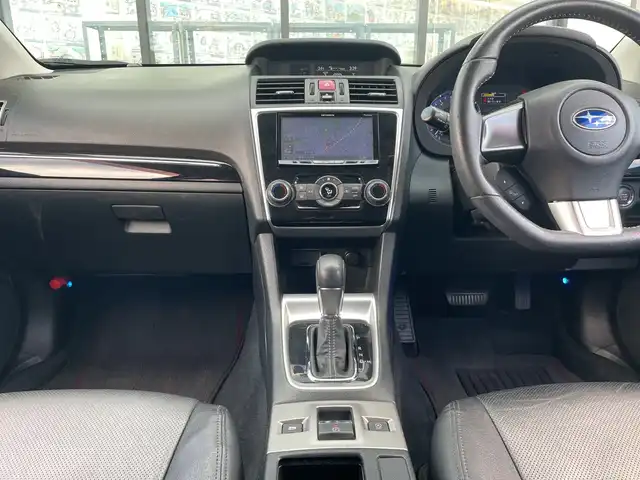 スバル レヴォーグ 1．6GT アイサイト 千葉県 2015(平27)年 8.7万km ギャラクシーブルーシリカ 社外メモリナビ/（TV/BT/FM/AM/CD/DVD）/バックカメラ/衝突被害軽減システム/車線逸脱警報/クルーズコントロール/横滑り防止装置/ETC/ドライブレコーダー/LEDヘッドライト/オートライト/ウィンカーミラー/電動格納ミラー/純正17インチAW/プッシュスタート/スマートキー/フロアマット/ドアバイザー/取扱説明書/保証書