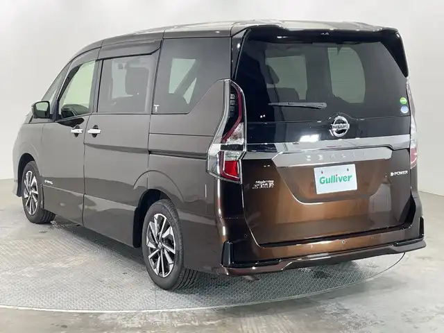 日産 セレナ e－パワー ハイウェイスター V 栃木県 2020(令2)年 5.3万km インペリアルアンバーP 純正メモリナビ/（CD/DVD/フルセグTV/Bluetooth/SD）/全方位カメラ/プロパイロット/コーナーセンサー/ビルトインETC/前方ドライブレコーダー/両側パワースライドドア/禁煙車/デジタルインナーミラー/オートライト/LEDヘッドライト/横滑り防止装置/スマートキー/プッシュスタート/ステアリングスイッチ/革巻きステアリング/ウィンカーミラー/純正16インチアルミホイール/純正フロアマット