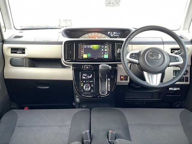 ダイハツ ムーヴ キャンバス X ブラックインテリア リミテッド SAⅢ 道北・旭川 2019(令1)年 4.7万km プラムブラウンクリスタルマイカ /4WD//禁煙車//社外ディスプレイオーディオ//CD/DVD/BT/USB//両側パワースライドドア//シートヒーター//全方位カメラ//スマートアシスト３//衝突軽減ブレーキ//レーンキープ//前後誤発進抑制//アイドリングストップ//横滑り防止//ETC//ドライブレコーダー//オートリトラミラー//オートハイビーム//オートライト//フォグライト//ライトレベライザー//フロントデアイサー//純正フロアマット//ドアバイザー//保証書//取説