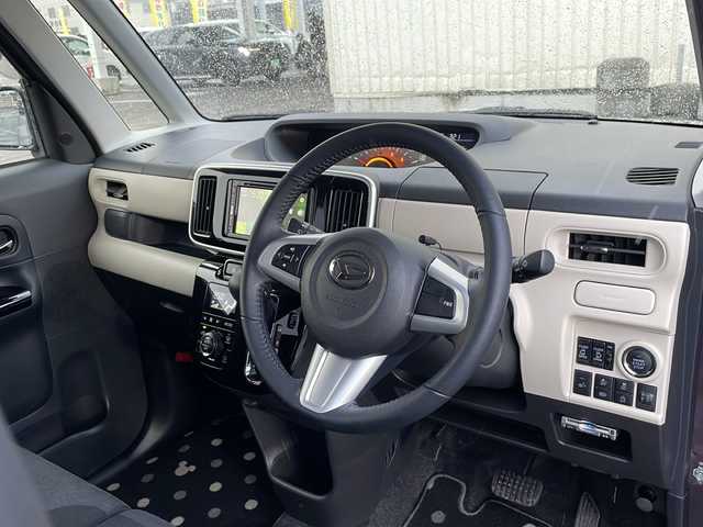 ダイハツ ムーヴ キャンバス X ブラックインテリア リミテッド SAⅢ 道北・旭川 2019(令1)年 4.7万km プラムブラウンクリスタルマイカ /4WD//禁煙車//社外ディスプレイオーディオ//CD/DVD/BT/USB//両側パワースライドドア//シートヒーター//全方位カメラ//スマートアシスト３//衝突軽減ブレーキ//レーンキープ//前後誤発進抑制//アイドリングストップ//横滑り防止//ETC//ドライブレコーダー//オートリトラミラー//オートハイビーム//オートライト//フォグライト//ライトレベライザー//フロントデアイサー//純正フロアマット//ドアバイザー//保証書//取説