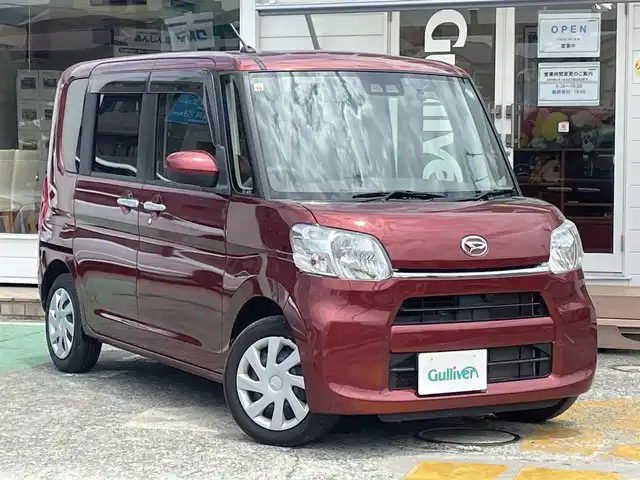 ダイハツ タント L リミテッド SAⅢ 神奈川県 2018(平30)年 2.3万km ファイアークォーツレッドM ワンオーナー/純正メモリナビ/　（CD・DVD・Bluetooth）/バックカメラ/フルセグTV/スマートアシスト/アイドリングストップ/前方ドライブレコーダー/リアコーナーセンサー/TVキャンセラー/キーレス/保証書/取扱説明書