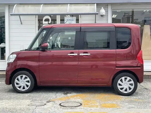 ダイハツ タント L リミテッド SAⅢ 神奈川県 2018(平30)年 2.3万km ファイアークォーツレッドM ワンオーナー/純正メモリナビ/　（CD・DVD・Bluetooth）/バックカメラ/フルセグTV/スマートアシスト/アイドリングストップ/前方ドライブレコーダー/リアコーナーセンサー/TVキャンセラー/キーレス/保証書/取扱説明書
