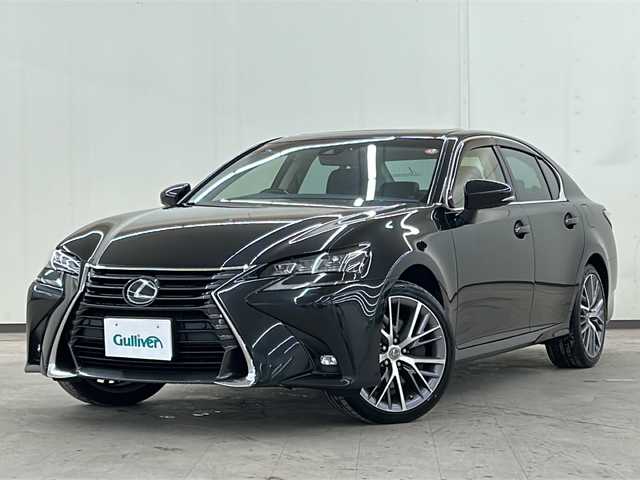 レクサス ＧＳ 350 バージョンL 道央・札幌 2018(平30)年 10.8万km グラファイトブラックガラスフレーク /4WD//サンルーフ//純正ナビ:/(AM/FM/TV/BT/DVD/CD)//追従式クルーズコントロール//パドルシフト//左右独立エアコン//全席シートヒーター//ベンチレーション//レーンキープアシスト//衝突被害軽減システム//シートメモリー//ヘッドライトウォッシャー//フォグランプ//前後コーナーセンサー//エンジンプッシュスタート//スペアキー１本//電動リアゲート