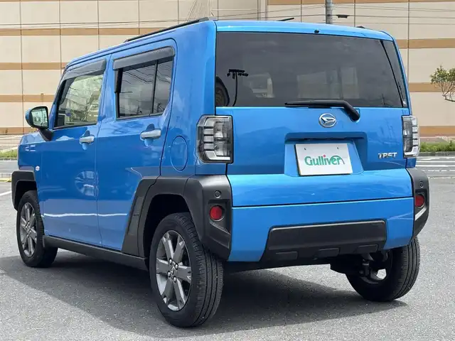 ダイハツ タフト G ターボ 宮城県 2020(令2)年 5.1万km スプラッシュブルーM 登録時走行距離50286km/純正オーディオディスプレイ【USB・AM/FM】/ガラスルーフ/ドラレコ/全方位/ドアバイザー/純正AW15インチ/純正フロアマット