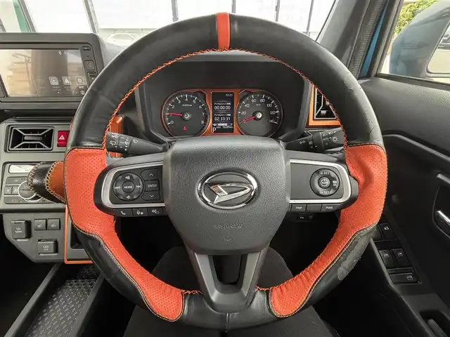 ダイハツ タフト G ターボ 宮城県 2020(令2)年 5.1万km スプラッシュブルーM 登録時走行距離50286km/純正オーディオディスプレイ【USB・AM/FM】/ガラスルーフ/ドラレコ/全方位/ドアバイザー/純正AW15インチ/純正フロアマット
