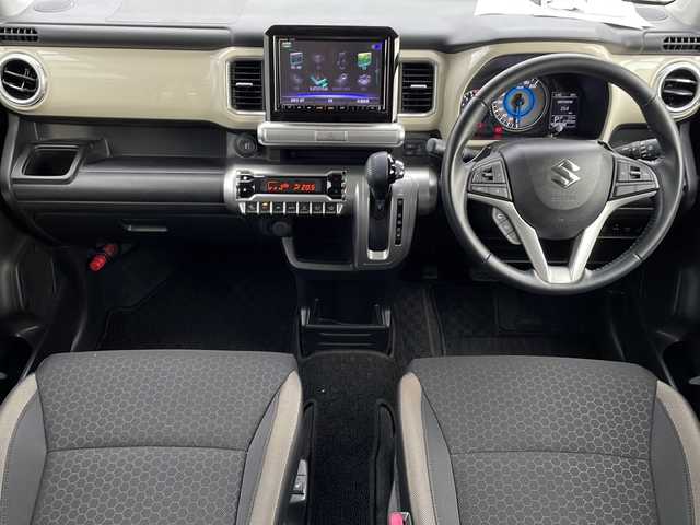 スズキ クロスビー HYBRID MZ 長野県 2020(令2)年 4.2万km キャラバンアイボリーパールメタリック/ブラック 2トーンルーフ 純正Panasonic製SDナビ（CN-RZ853）/FM・AM・DVD・CD・フルセグTV・USB/Bluetooth Audio/アラウンドビューモニター/バックカメラ/衝突被害軽減ブレーキ/クルーズコントロール/前席シートヒーター/革巻きステアリング/アイドリングストップ/コーナーセンサー/純正フロアマット/パドルシフト/LEDヘッドライト/オートライト/フォグランプ/プッシュスタート/スマートキー/スペアキー/ドアバイザー/ETC