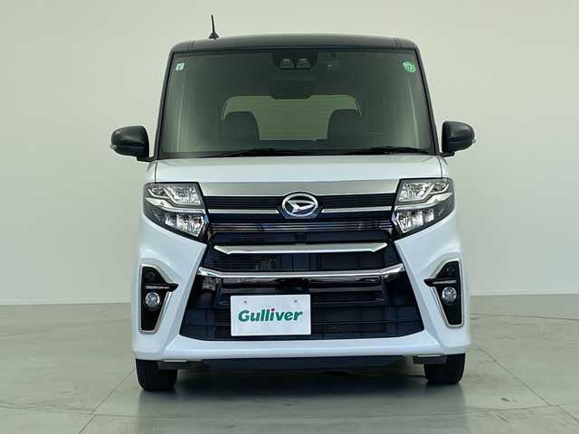 ダイハツ タント カスタム X スタイルセレクション 広島県 2021(令3)年 3.5万km ブラックマイカメタリック/シャイニングホワイトパール 社外ナビ/・ワンセグテレビ/バックカメラ/両側パワースライドドア/衝突軽減ブレーキ/前後コーナーセンサー/前方ドライブレコーダー/ETC/LEDヘッドライト/シートヒーター/ハーフレザーシート