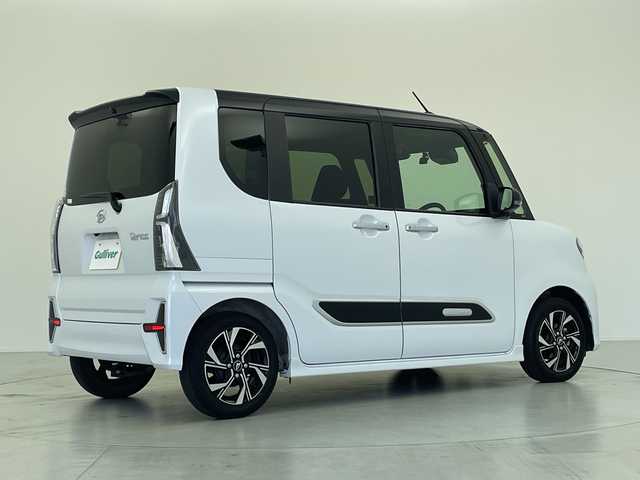 ダイハツ タント カスタム X スタイルセレクション 広島県 2021(令3)年 3.5万km ブラックマイカメタリック/シャイニングホワイトパール 社外ナビ/・ワンセグテレビ/バックカメラ/両側パワースライドドア/衝突軽減ブレーキ/前後コーナーセンサー/前方ドライブレコーダー/ETC/LEDヘッドライト/シートヒーター/ハーフレザーシート