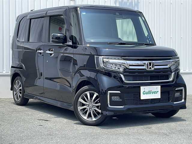 ホンダ Ｎ ＢＯＸ カスタム L 三重県 2021(令3)年 4.7万km クリスタルブラックパール 純正ナビ(AM/FM/CD/DVD/TV/BT)/フルセグTV/バックカメラ/片側パワースライドドア/コーナーセンサー/前席シートヒーター/USB給電/リヤサンシェード/前方ドライブレコーダー/ステアリングリモコン/衝突軽減ブレーキ/レーンキープアシスト/横滑り防止/オートハイビーム/スペアキー/LEDヘッドライト/電動格納ミラー/禁煙車