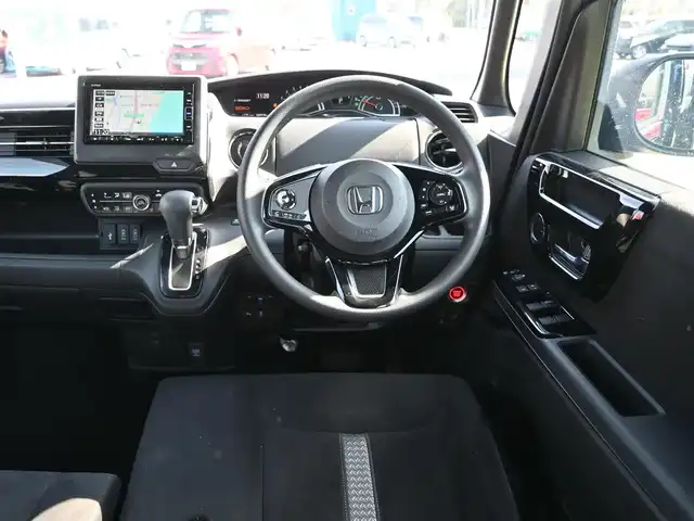 ホンダ Ｎ ＢＯＸ カスタム L 千葉県 2021(令3)年 4.1万km ミッドナイトブルービームM ホンダセンシング/・衝突軽減ブレーキ（CMBS）/・車線維持支援システム（LKAS）/・アダプティブクルーズコントロール（ACC）/・後方誤発進抑制機能/・誤発進抑制機能/左パワースライドドア/右イージークローザードア/純正SDナビ/地デジTV/【DVD/CD再生機能　Bluetooth接続】/バックカメラ/ドライブレコーダー（前後撮影）/前席シートヒーター/ETC/LEDヘッドライト/フォグライト/ウインカーミラー/リアコーナーセンサー/純正14インチアルミホイル/サイド/カーテンエアバッグ/スマートキー