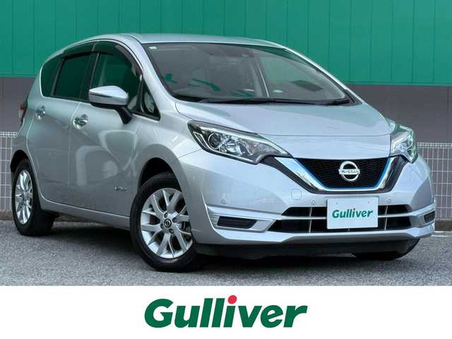 日産 ノート e－パワー X 千葉県 2019(平31)年 4万km ブリリアントシルバー 純正ナビ（MJ1180-W)/フルセグ/Bluetooth/ドライブレコーダー/エマージェンシーブレーキ/踏み間違い衝突防磁アシスト/車線逸脱警報/オートライト