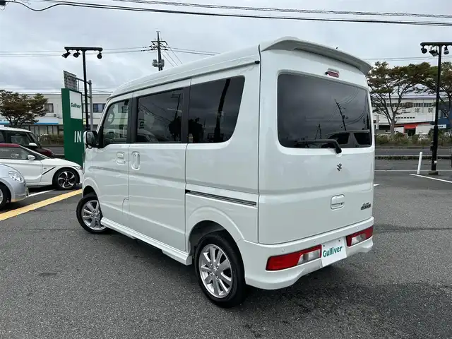 スズキ エブリィ ワゴン PZターボ スペシャル ハイルーフ 鳥取県 2025(令7)年 0.1千km パールホワイト 届出済み未使用車/ターボ車・ハイルーフ/スズキセーフティーサポート/両側パワースライドドア/電動オートステップ/メッキフロントグリル/運転席シートヒーター/LEDヘットライト/フォグライト/純正14インチアルミホイール/プッシュエンジンスタート/アイドリングストップ/スマートキー