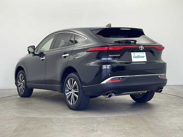 トヨタ ハリアー G 秋田県 2020(令2)年 1万km プレシャスブラックパール 4WD/純正ナビ（BT/フルセグ/ACP/AA）/バックカメラ/オートクルーズコントロール/ハーフレザーシート/D席パワーシート/ビルトインETC/LEDヘッドライト/オートライト/オートハイビーム/ワイパーデアイサー/パワーバックドア/デジタルインナールームミラー/純正ドライブレコーダー/クリアランスソナー/スマートキー
