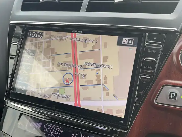 トヨタ プリウス α G 静岡県 2016(平28)年 16.4万km ホワイトパールクリスタルシャイン ハーフレザーシート/社外ナビ(アルパイン)/(CD/DVD/BT/フルセグ)/衝突被害軽減システム/バックカメラ/クルーズコントロール/レーンキープアシスト/スマートキー/ETC/ドライブレコーダー/純正フロアマット/純正16インチアルミホイール/保証書/取扱説明書