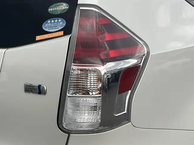 トヨタ プリウス α G 静岡県 2016(平28)年 16.4万km ホワイトパールクリスタルシャイン ハーフレザーシート/社外ナビ(アルパイン)/(CD/DVD/BT/フルセグ)/衝突被害軽減システム/バックカメラ/クルーズコントロール/レーンキープアシスト/スマートキー/ETC/ドライブレコーダー/純正フロアマット/純正16インチアルミホイール/保証書/取扱説明書
