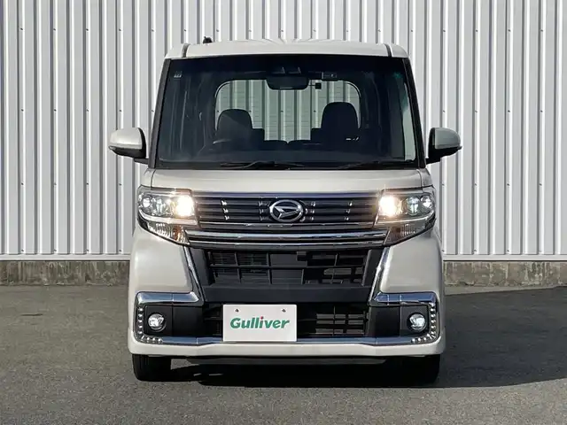 ダイハツ タント カスタム X トップED SA Ⅲ 福岡県 2018(平30)年 5万km パールホワイトⅢ スマートアシスト/衝突軽減/レーンアシスト/コーナーセンサー/社外ナビ（ＣＮ－ＲＡ０５ＷＤ）/フルセグTV/CD/DVD/BT/SD/AM/FM/バックカメラ/左パワースライドドア/D席シートヒーター/ＬＥＤオートライト/オートハイビーム/フォグランプ/アイドリングストップ/ハンドルリモコン/純正１４アルミ/ETC/電格ミラー/ロールサンシェード