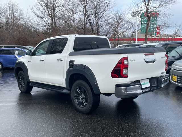 トヨタ ハイラックス Z 青森県 2020(令2)年 3万km スーパーホワイトⅡ ・フルセグ/ナビ/CD/DVD/FM・AM/BT/・ETC2.0/・コーナーセンサー（前後）/・デフロック/・レーンアシスト/・横滑り防止/・クルーズコントロール（追従有り）/・パーキングアシスト/・純正アルミホイール/・バックカメラ/・４WD/・プッシュスタート