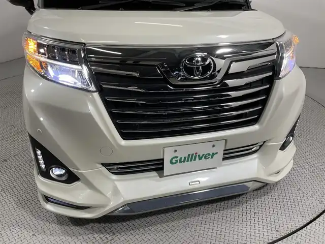 トヨタ ルーミー カスタムG－T 大阪府 2019(令1)年 3.4万km パールホワイトⅢ モデリスタエアロ 純正9incナビTV バックカメラ 両側パワースライドドア クルーズコントロール 衝突軽減ブレーキ レーンアシスト スマートキー プッシュスタート アイドリングストップ オートライト ETC