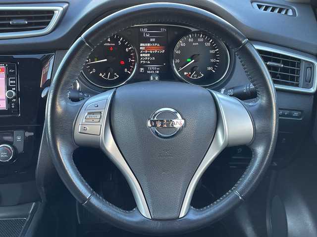 日産 エクストレイル 20X エマージェンシーブレーキ 群馬県 2017(平29)年 7.4万km ダイヤモンドブラック 4WD/純正ナビ(MM316D-W)/CD・DVD・SD/Bluetooth・フルセグ/バックカメラ/ビルトインETC/前席シートヒーター/横滑り防止装置/レーンキープアシスト/衝突軽減ブレーキ/アイドリングストップ/純正アルミホイール/純正フロアマット/LEDヘッドライト/取説・保証書/スマートキー×2