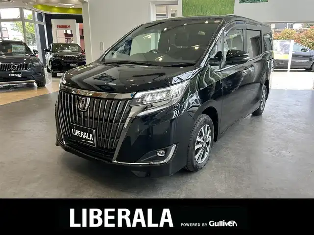 トヨタ エスクァイア Gi プレミアムパッケージ ブラックテーラード 大阪府 2020(令2)年 2.4万km ブラック ハーフレザー/シートヒーター/アルパインナビ/TV/バックカメラ/純正15インチAW/クリアランスソナー/ETC/ドラレコ/両側パワースライドドア/ダブルエアコン/プリクラッシュセーフティ/クルコン/ステアリングヒーター