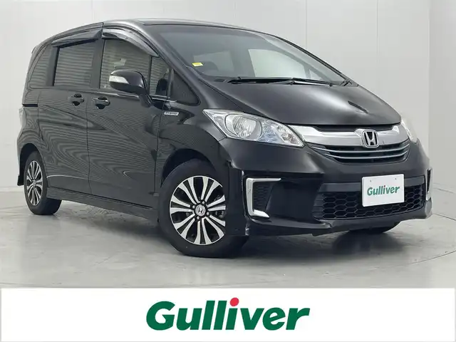 ホンダ フリード ハイブリット ジャストセレクション 茨城県 2014(平26)年 4.9万km プレミアムスパークルブラックパール 純正ナビ/バックカメラ/ワンセグ/クルーズコントロール/両側電動スライドドア/ETC/純正15インチAW/スマートキー