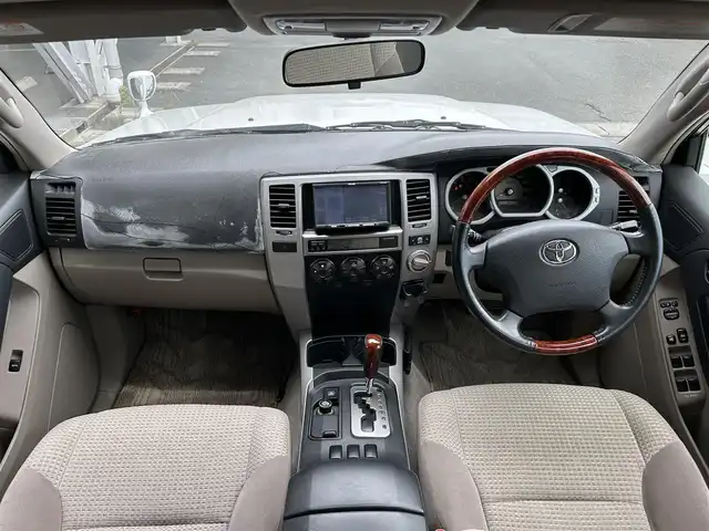 トヨタ ハイラックス サーフ SSR－X 静岡県 2003(平15)年 9.3万km ホワイトパールクリスタルシャイン 社外ナビ/・ワンセグTV/SD/バックカメラ/純正フロアマット/純正アルミホイール