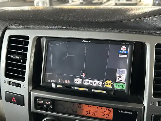 トヨタ ハイラックス サーフ SSR－X 静岡県 2003(平15)年 9.3万km ホワイトパールクリスタルシャイン 社外ナビ/・ワンセグTV/SD/バックカメラ/純正フロアマット/純正アルミホイール