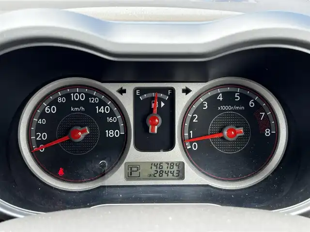 日産 ノート 15E FOUR 道央・札幌 2006(平18)年 14.7万km トワイライトグレー ４WD/社外HDDナビ/AM/FM/CD/ワンセグ/コーナーセンサー/スマートキー/LEDヘッドライト/オートライト/フォグランプ/電動格納ミラー/純正フロアマット/ドアバイザー/社外AW付冬タイヤ積込/175/65/R14/2020年/山5mm