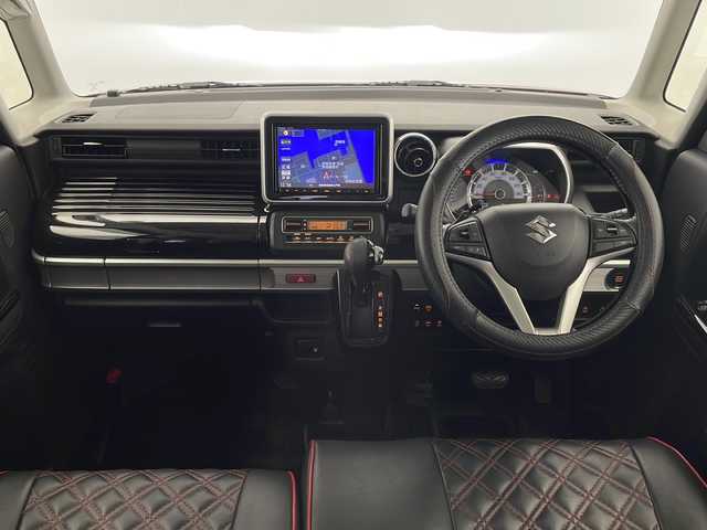 スズキ スペーシア カスタム HYBRID XS ターボ 宮崎県 2019(平31)年 11.7万km フェニックスレッドパール 純正8型SDナビ(フルセグTV/CD/DVD/BT)/両側パワースライド/クルーズコントロール/衝突軽減ブレーキ/パドルシフト/ETC/コーナーセンサー/USBポート/運転席シートヒーター/純正15インチアルミホイル/純正フロアマット/純正LEDヘッドライト/プッシュスタート/スマートキー/ステアリングスイッチ/オートライト/オートハイビーム
