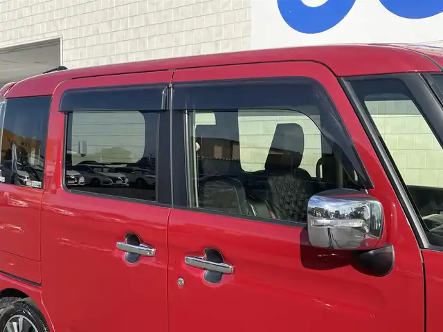 スズキ スペーシア カスタム HYBRID XS ターボ 佐賀県 2019(平31)年 11.7万km フェニックスレッドパール （株)IDOMが運営する【じしゃロン佐賀店】の自社ローン専用車両になります/こちらは現金またはオートローンご利用時の価格です。自社ローンご希望の方は別途その旨お申付け下さい/禁煙車/ターボ/純正8型SDナビ(フルセグTV/CD/DVD/BT)/両側パワースライド/クルーズコントロール/衝突軽減ブレーキ/パドルシフト/ETC/コーナーセンサー/USBポート/運転席シートヒーター/純正15インチアルミホイル/純正フロアマット/純正LEDヘッドライト