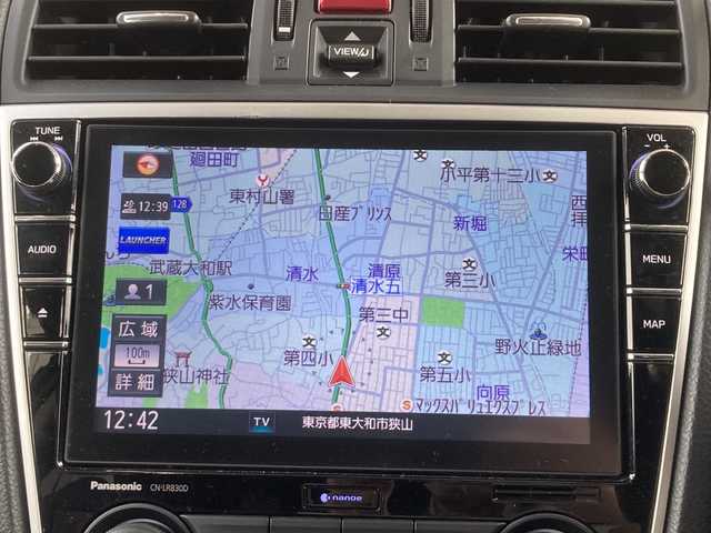 スバル レヴォーグ 1．6STIスポーツアイサイト 東京都 2018(平30)年 9.1万km WRブルーパール 純正メモリナビ/【フルセグ・DVD再生可・CD・Bluetooth】/バックカメラ/ビルトインETC/アイサイト/【プリクラッシュブレーキ・全車速追従機能付クルーズコントロール・車線逸脱警報・ブラインドスポットモニター】/STIエアロ/横滑り防止機能/前席パワーシート・シートヒーター/運転席メモリーシート/純正ドライブレコーダー/パドルシフト/電動格納ミラー/ウィンカーミラー/プッシュスタート/スマートキー/スペアキーあり/新車保証書/取扱説明書