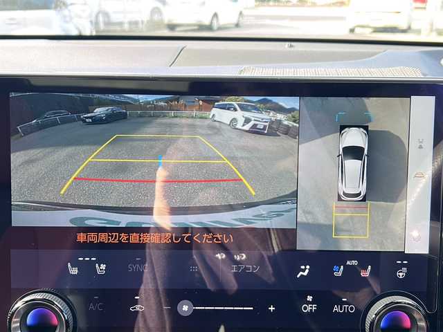 レクサス ＮＸ 350h Fスポーツ 山梨県 2023(令5)年 5万km グラファイトブラックガラスフレーク Lexus Safety Sistem/　・プリクラッシュセーフティ/　・レーントレーシングアシスト/　・レーダークルーズコントロール/　・オートマチックハイビーム/　・先行車発信告知機能/　・ロードサインアシスト/ムーンルーフ/マークレビンソン/純正ナビ/　(USB/BT/フルセグ)/パノラミックビューモニター/パワーバックドア/三眼フルLEDオートライト/LEDフォグランプ/レザーシート/メモリ付きパワーシート/シートベンチレーション/純正20インチアルミホイール/ブラインドスポットモニター/パドルシフト/ヘッドアップディスプレイ/コーナーセンサー/スマートキー/ビルトインETC