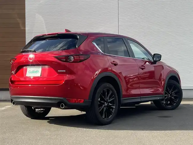 マツダ ＣＸ－５ XD ブラックトーンエディション 秋田県 2020(令2)年 4.7万km ソウルレッドクリスタルM ４WD/ターボ/衝突軽減システム/LEDヘッドライト/純正SDナビ（BT/AM/FM）/フルセグ/３６０°ビューモニター/マツダ純正１９インチアルミ（夏タイヤ装着）/スマートキー/アイドリングストップ/プッシュスタート/コーナーセンサー/レーンキープアシスト/マツダ・レーダークルーズコントロール追従走行有/オートマチックハイビーム/ヒルスタートアシストコントロール/MTモード付AT/ブラインドスポットモニター/ステアリングスイッチ/ステアリングヒーター/パドルシフト/前席シートヒーター/運転席メモリー付パワーシート/電動リアゲート/電動パーキングブレーキ/オートブレーキホールド機能/純正フロアマット/オートライト/オートエアコン/パワーステアリング/パワーウィンドウ/電動格納ウィンカーミラー/横滑り防止/盗難防止装置/寒冷地仕様/保証書/記録簿/スペアキー×１