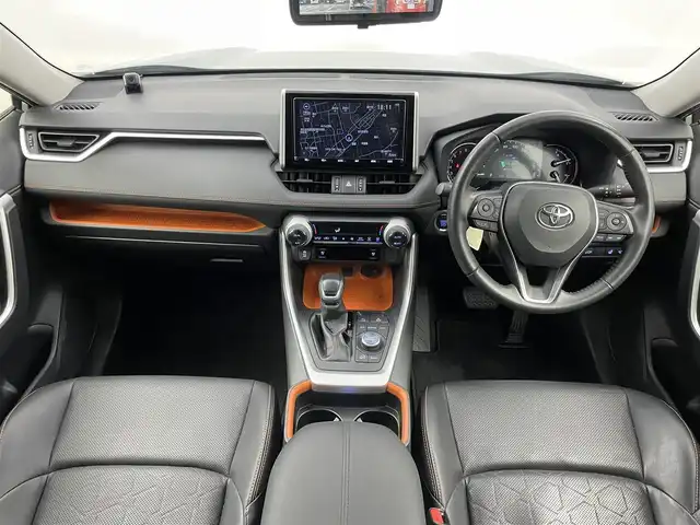 トヨタ ＲＡＶ４ アドベンチャー 埼玉県 2019(令1)年 5.5万km アッシュグレーメタリック/シアンメタリック ＴＲＤエアロ　純正９インチナビ　バックカメラ　ＢＳＭ　ビルトインＥＴＣ　ドライブレコーダー　セーフティセンス　レーダークルーズ　デジタルインナーミラー　シートヒーター　オートハイビーム　ＡＣ１００Ｖ