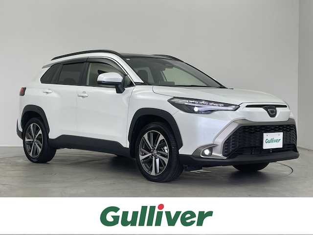 トヨタ カローラ クロス ハイブリッド Z 埼玉県 2023(令5)年 1.1万km プラチナホワイトパールマイカ 純正１０．５インチディスプレイオーディオ　パノラマルーフ　ＢＳＭ　バックカメラ　ビルトインＥＴＣ２．０　セーフティセンス　ＬＥＤヘッドライト　シートヒーター　ハーフレザーシート　地デジＴＶ